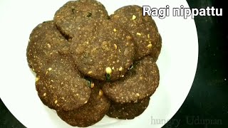 Ragi nippattu| healthy snacks for kids| ragi thattai| ragi nippattu recipe| finger millet recipe