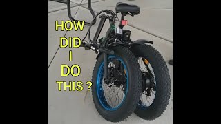 How To Fold Electric Bike (Ecotric E-Bike)