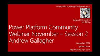 Patron Power Platform Community November 2021 Webinar - Session 2