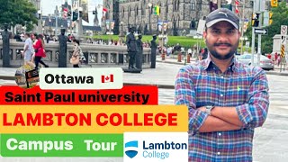 LAMBTON COLLEGE IN OTTAWA | SAINT PAUL UNIVERSITY | CAMPUS TOUR @Princeyadav_ca