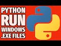 Python Mini Project - Run Windows EXE  Files 2024