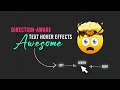 Direction-Aware Text Hover Effects | CSS & Javascript