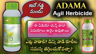 Adama Agil Herbicide Telugu || Adama Agil Herbicide Uses Telugu || Adama Agil Herbicide In Telugu