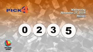 Wisconsin Lottery Midday Draw 11/27/2024