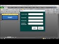 EXCEL VBA USERFORM Part 0 3 LOGIN