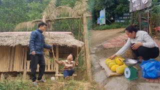 Dad makes swings for alu, mother harvest watermelon to sell