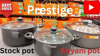 Prestige Biryani Pot \u0026 Stock Pot |#omega deluxe granite |#greblon non-stick |#nonstick cookware |