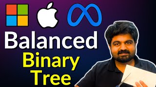Balanced Binary Tree: 110 - meta interview question