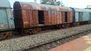 FREIGHT TRAIN skips Giddalur railway station