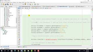 Totorial 4 : Getting data from JSP and insert into Database