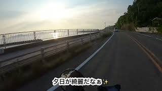 レブル250 今日は夕日見ながら走ってみた