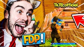 CE PRANK A FAIT CRAQUE THEKAIRI78 SUR FORTNITE !!