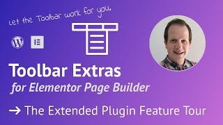 Toolbar Extras for Elementor Page Builder - Extended Feature Tour for WordPress Plugin