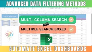 Multi-Colum Search with Multiple Dynamic Search Boxes in Excel | Enhance Excel Dashboards