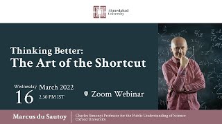 ‘Thinking Better: The Art of the Shortcut’ with Professor Marcus du Sautoy, Oxford University