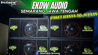 EKDW AUDIO JOGJA PAKET UNIK SUB DRAGON SAJA SENILAI 50 JUTAAN