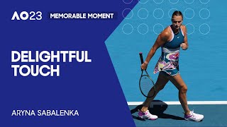 Aryna Sabalenka's Drop Shot Break | Australian Open 2023