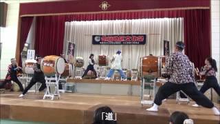 あずま太鼓　2016-11-06　四日市常磐まつり　「陽子の太鼓」「れんせい」「里美のあばれ打ち」「道」