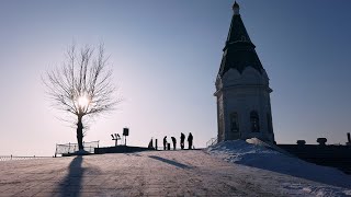 Krasnoyarsk Walking Tour | Chasovnya Paraskevy Pyatnitsy | 4K 60