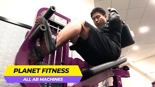 Planet Fitness Ab Machines (HOW TO USE ALL OF THEM!)