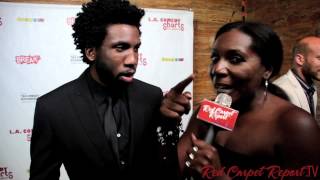 Nyambi Nyambi at the L.A. Comedy Shorts Film Festival (LACS) Awards @NyambiNyambi