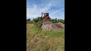 fundering uitgraven met Kubota kx 27-4 met Engcon