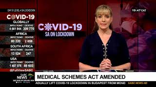 SA Medical Schemes Act amended to fully cover COVID-19 patients