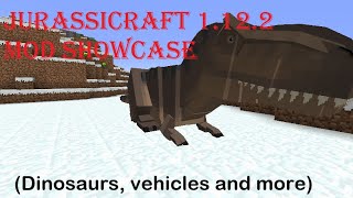 JurassiCraft 1.12.2 Mod Showcase(Dinosaurs, vehicles and more)