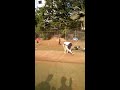 cricket nets with sidearm and fast bowling