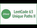 LeetCode 63 Unique Paths II (Dynamic Programming) | JSer - algorithm and JavaScript