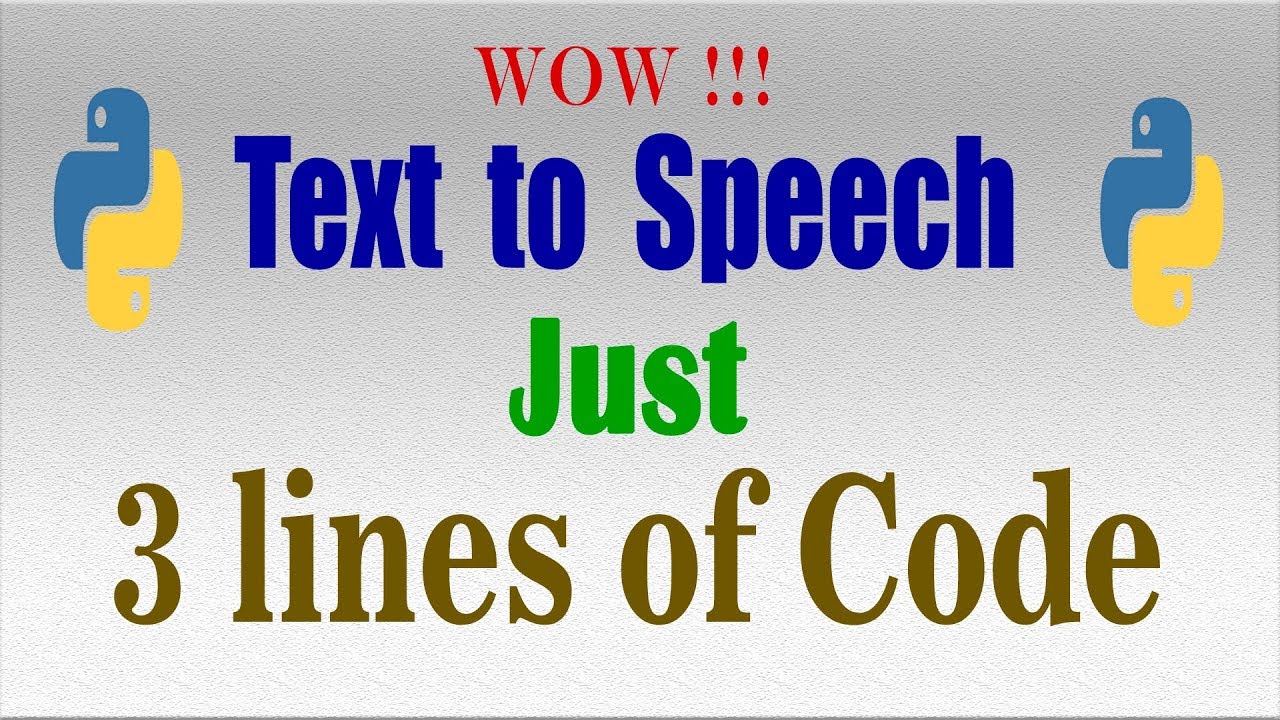 Text-to-Speech Python. Google text-to-Speech. GTTS. Google tts
