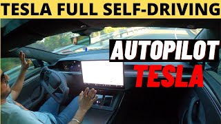 Tesla Full Self-Driving! Tesla Autopilot In Hindi! Tesla Car Autopilot