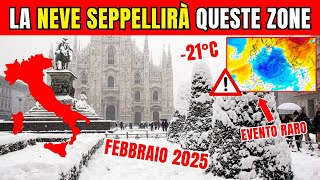 🔴Gelo Polare Siberiano in Arrivo: Grandi Nevicati su Pianure, Coste e Tutta Italia❄️