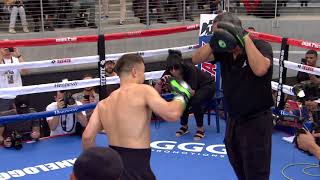 "GGG" Gennady Golovkin on the mitts