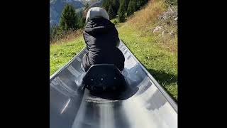 MOUNTAIN COASTER Rodelbahn Oeschinensee Switzerland 瑞士溜滑梯