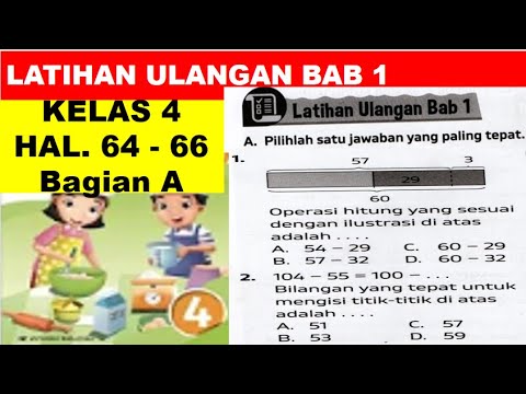 PEMBAHASAN SOAL LATIHAN ULANGAN BAB 1 MATEMATIKA KELAS 4 HALAMAN 64 ...