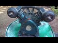 Air Compressor pump Restoration  Air Compressor pump repair and repaint