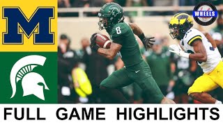 #6 Michigan vs #8 Michigan State Highlights | College Football Week 9 | 2021 Col