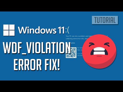 Fix WDF_VIOLATION BSOD Error in Windows 11/10 [2024]