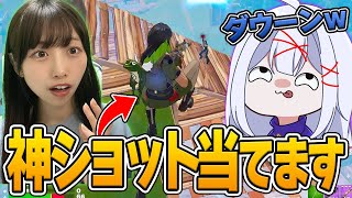 【キル集の裏側1】Mellさんとトリックショットしたらヤバイの当てちゃったｗ【フォートナイト/Fortnite】