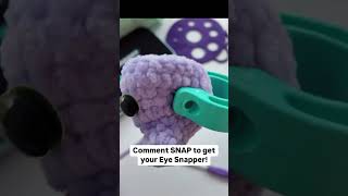 Do you make amigurumi and struggle with inserting safety eyes? ✨ Say goodbye to the frustration and