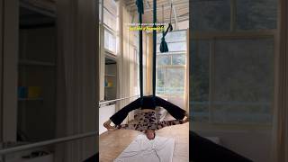 Aerial yoga ( #yoga #aerial #aerialyoga #shorts #short #minivlog #viralshort #strength #ytt #yt #yog