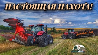 Трактора Case IH Puma 225 и 210 пашут плугами MORO ARATRI и KUHN по стерни пшеницы!