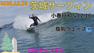 【茨城 鹿嶋サーフィン】腹胸ウェーブ🌊アラフィフサーファーズ