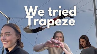 We took a Trapeze class in SaMo…‼️