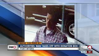 Man accused of stealing donation  box