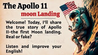 The Truth Behind the First Moon Landing || Learn English Through Story Level 3 🔥|| Graded Reader ✅