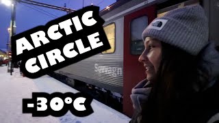 My Journey with the Arctic Circle Sleeper Train | Amazing winter landscapes