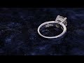 9ct white gold 2.35ct diamond solitaire ring