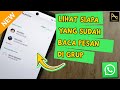 Cara melihat orang yang sudah membaca pesan di grup WA | Tutorial WhatsApp